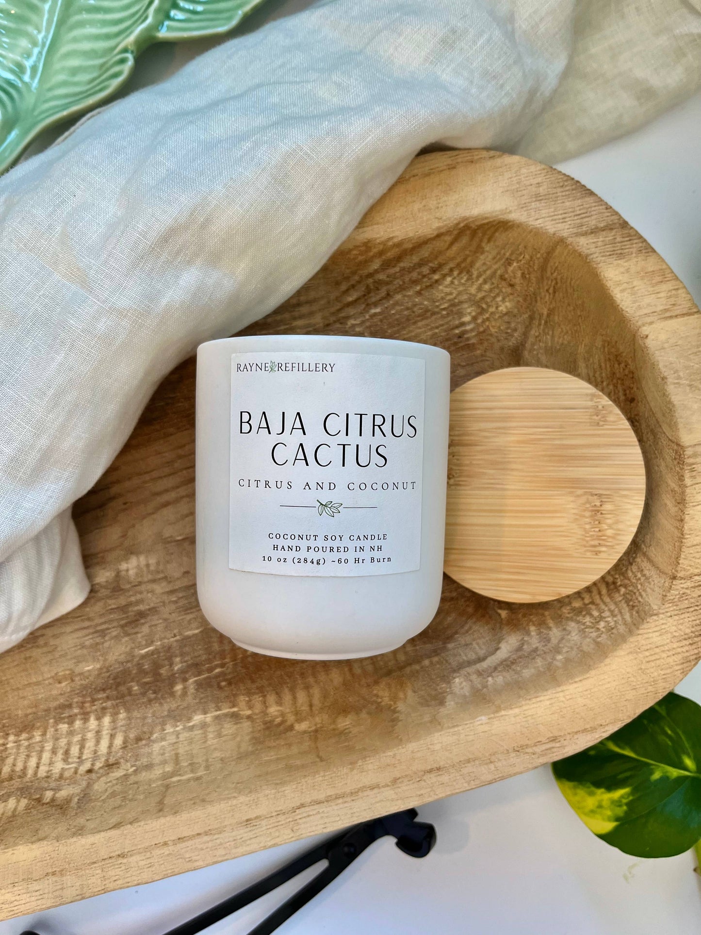 Rayne Refillery - The Granite Vessel -  Coconut Soy Wax Candle
