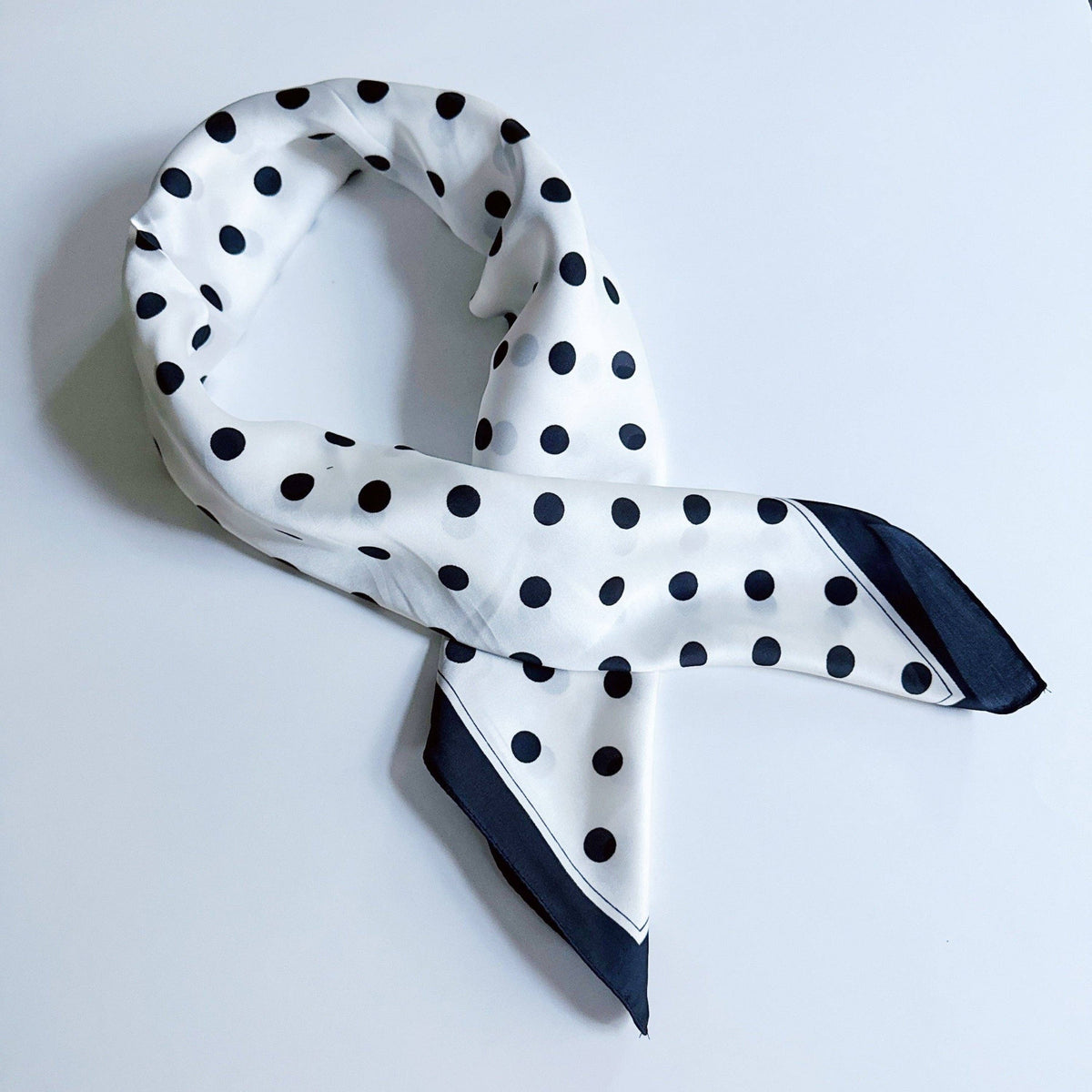 Ellison+Young - Silky Muse Satin Square Scarf - Chic Silky Scarf For Hair, Neck, Or Bag Styling