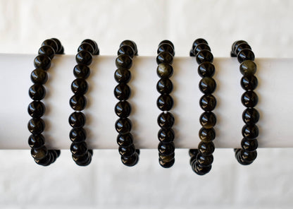 Soothing Crystals - Golden Obsidian Bracelet (Trauma and Releases Imbalances)