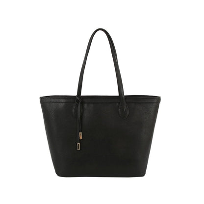 Handbag Factory Corp - Fashion shopper tote bag with knot detail