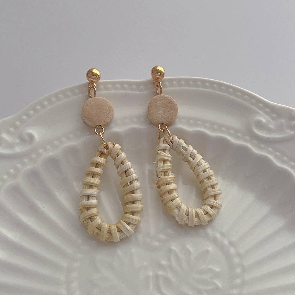Dipped Shop - Vintage Geometrical Vacation Drop Earrings DPJE1715