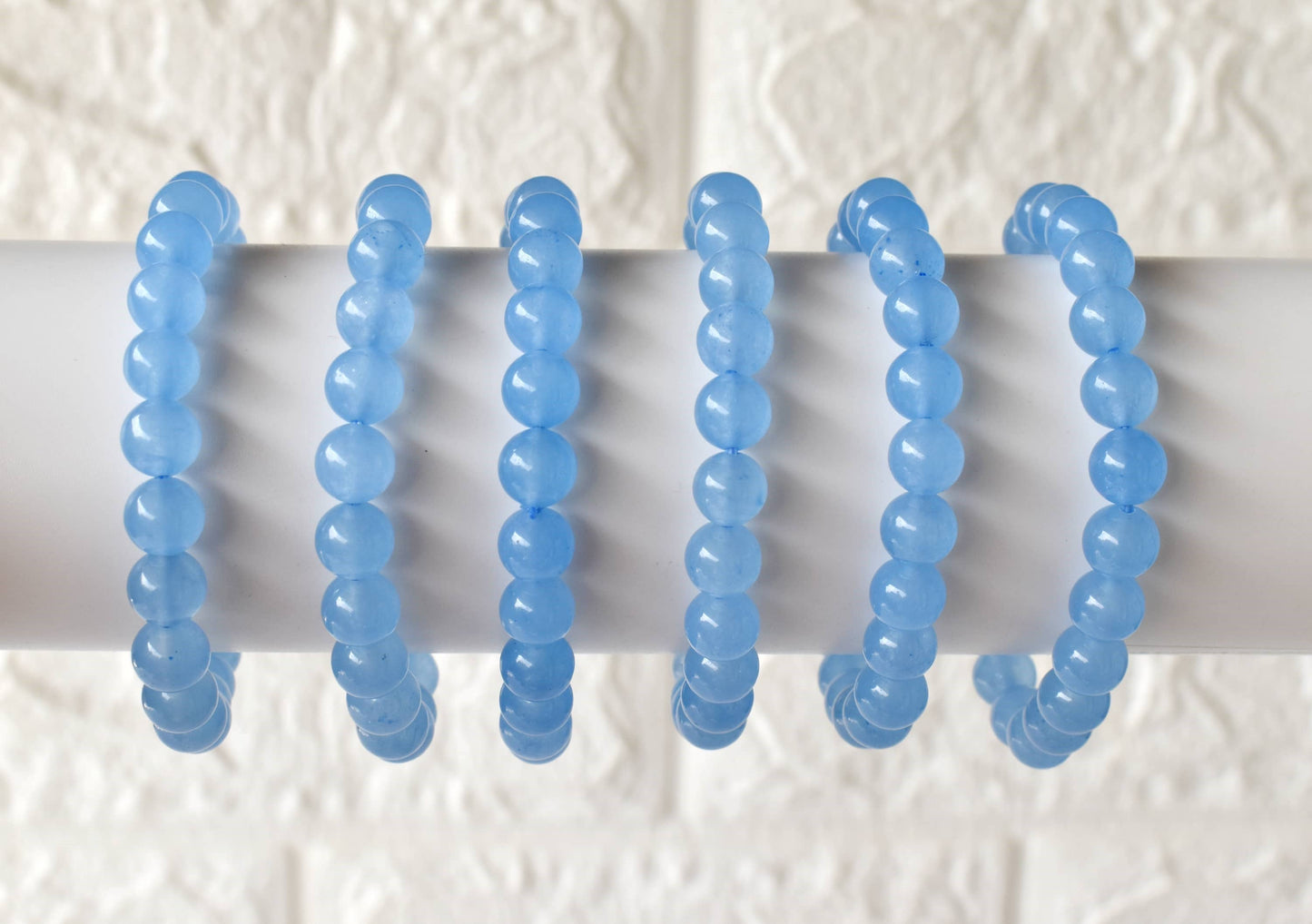Soothing Crystals - Chalcedony Bracelet (Communication and Peace Of Mind )