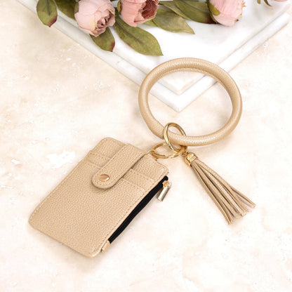 Aili's Corner - Key Ring ID Wallet Zip Bracelet