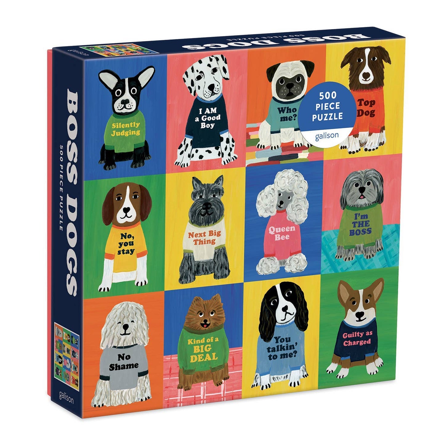 Chronicle Books - Boss Dogs 500 Piece Family Puzzle