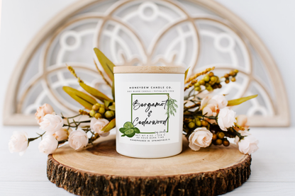 HC101 Honeydew Candle Co. - Bergamot Cedarwood Candle