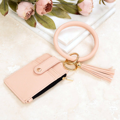 Aili's Corner - Key Ring ID Wallet Zip Bracelet