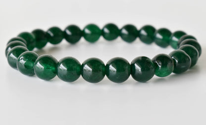 Soothing Crystals - Green Jade Bracelet (Wisdom and Balance)