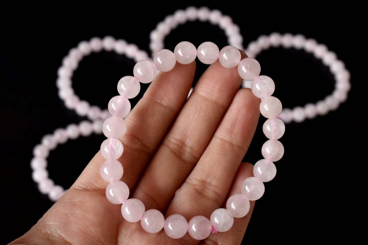 Soothing Crystals - Rose Quartz Bracelet (Self-Love and Concentration)