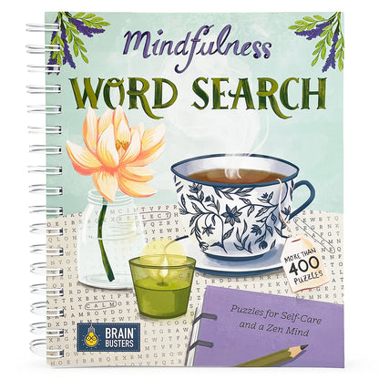 Cottage Door Press - Mindfulness Word Search Adult Puzzle Book