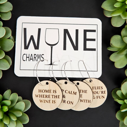 Lou Golden Designs - Keep Calm Wine Charms