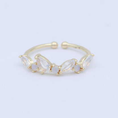 Aim Eternal - Dainty Marquise Ring, Minimalist Jewelry, CZ ring, stackable