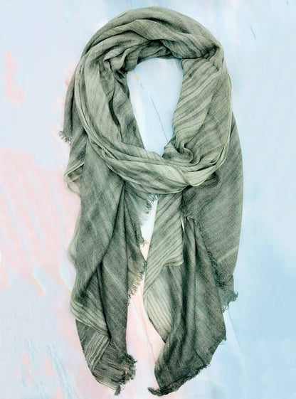JC Sunny Fashion - JC022517 Cashmere & Wool Blend Scarf