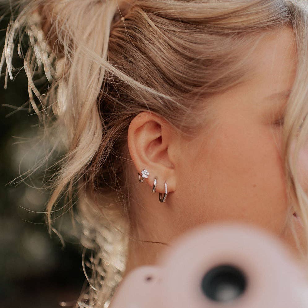 Mauve Jewelry Co. - Hexagon Huggies