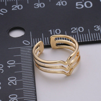 Aim Eternal - Dainty stacking rings, minimal gold ring set, stacking ring set, Boho Chic Jewelry, Knuckle Ring Set ,minimalist stacking rings, Midi Rings R146