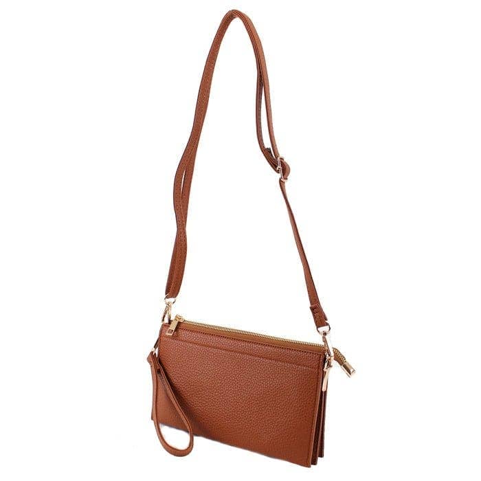 MiMi Wholesale - 7070 Jaylene Three Compartments Crossbody Bag