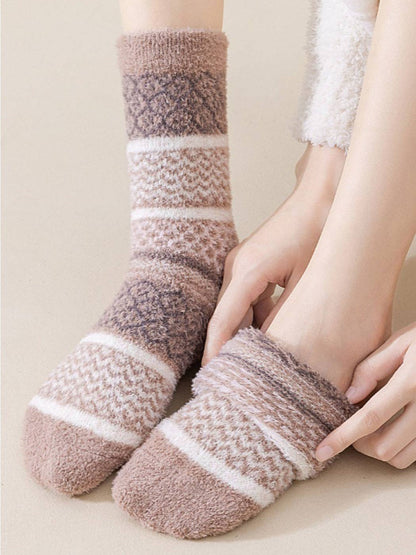 Funkyrel® Atzbranding Limited - Rufia - Cozy Fleece Thick Mid-Calf Socks