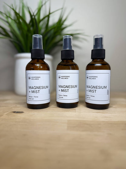 Whispering Wellness Co. - Muscle Relief Magnesium Mist | Sore Muscles and Sleep Aide
