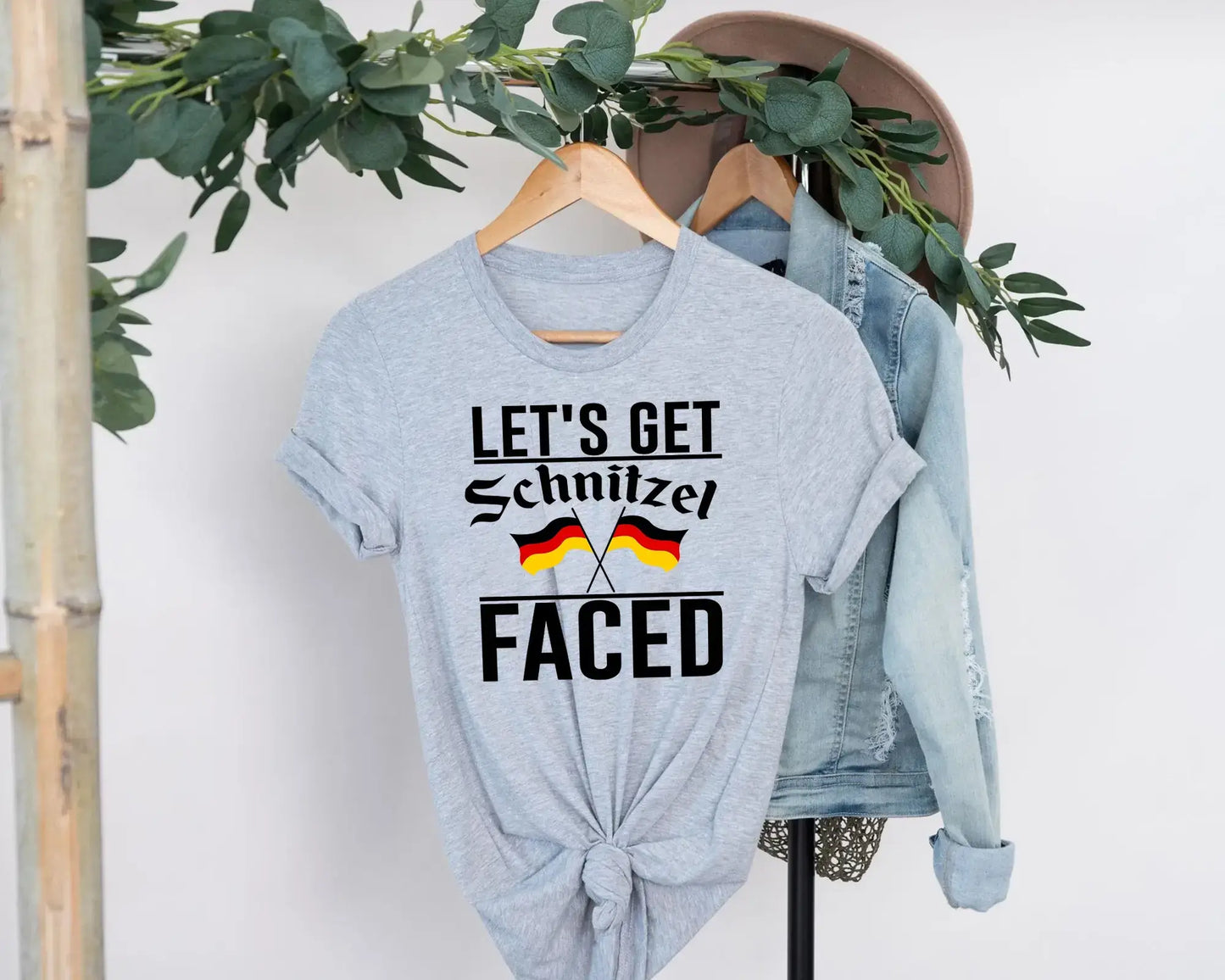 Vivtrek - Oktoberfest Funny Drinking Schnitzel Faced T-shirt