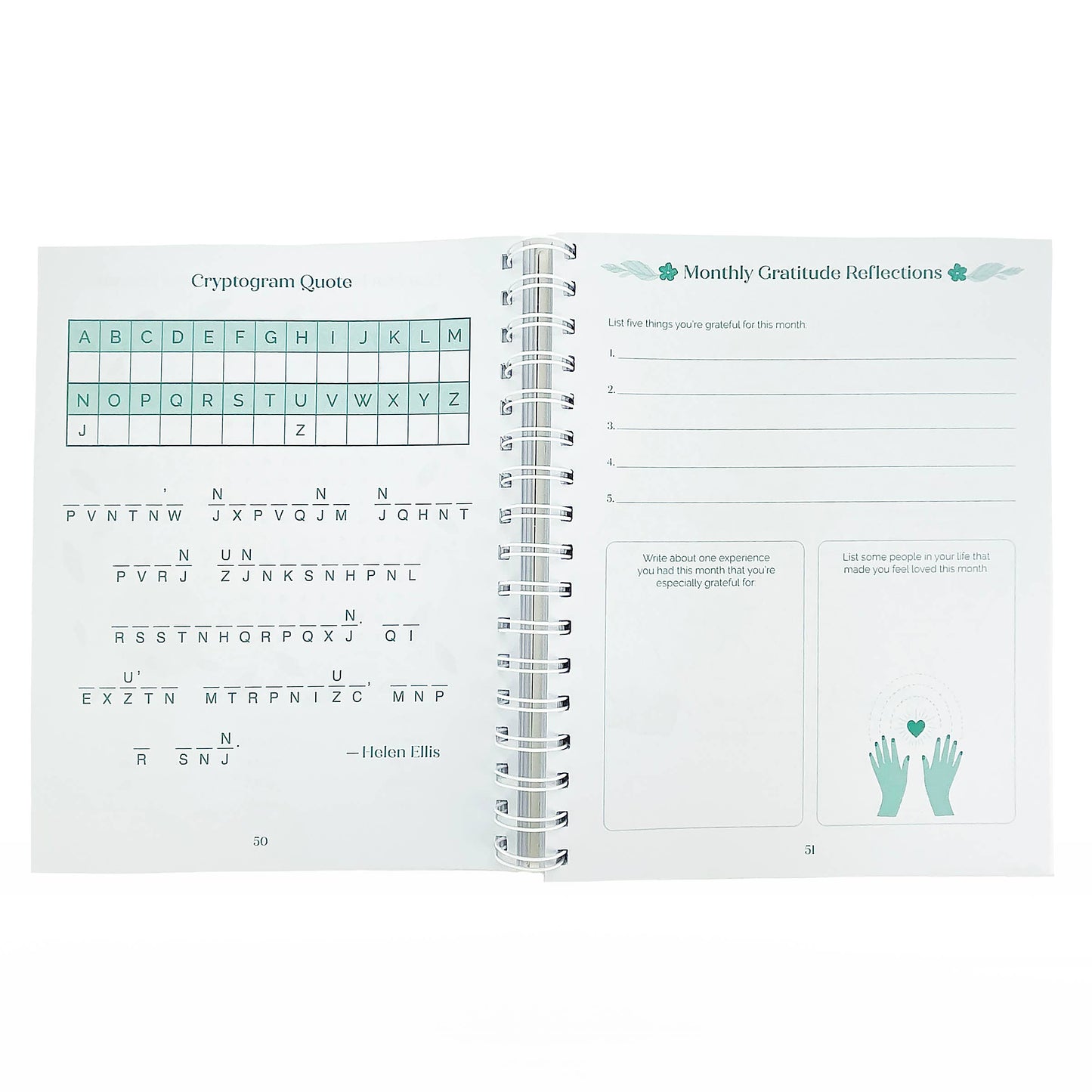 Cottage Door Press - Gratitude Puzzle Journal (Mindfulness Activity Book)