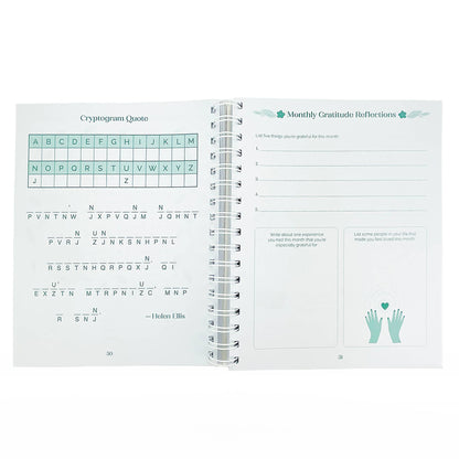Cottage Door Press - Gratitude Puzzle Journal (Mindfulness Activity Book)