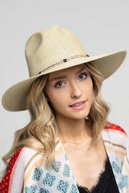Urbanista - Braided Double Band Panama Hat