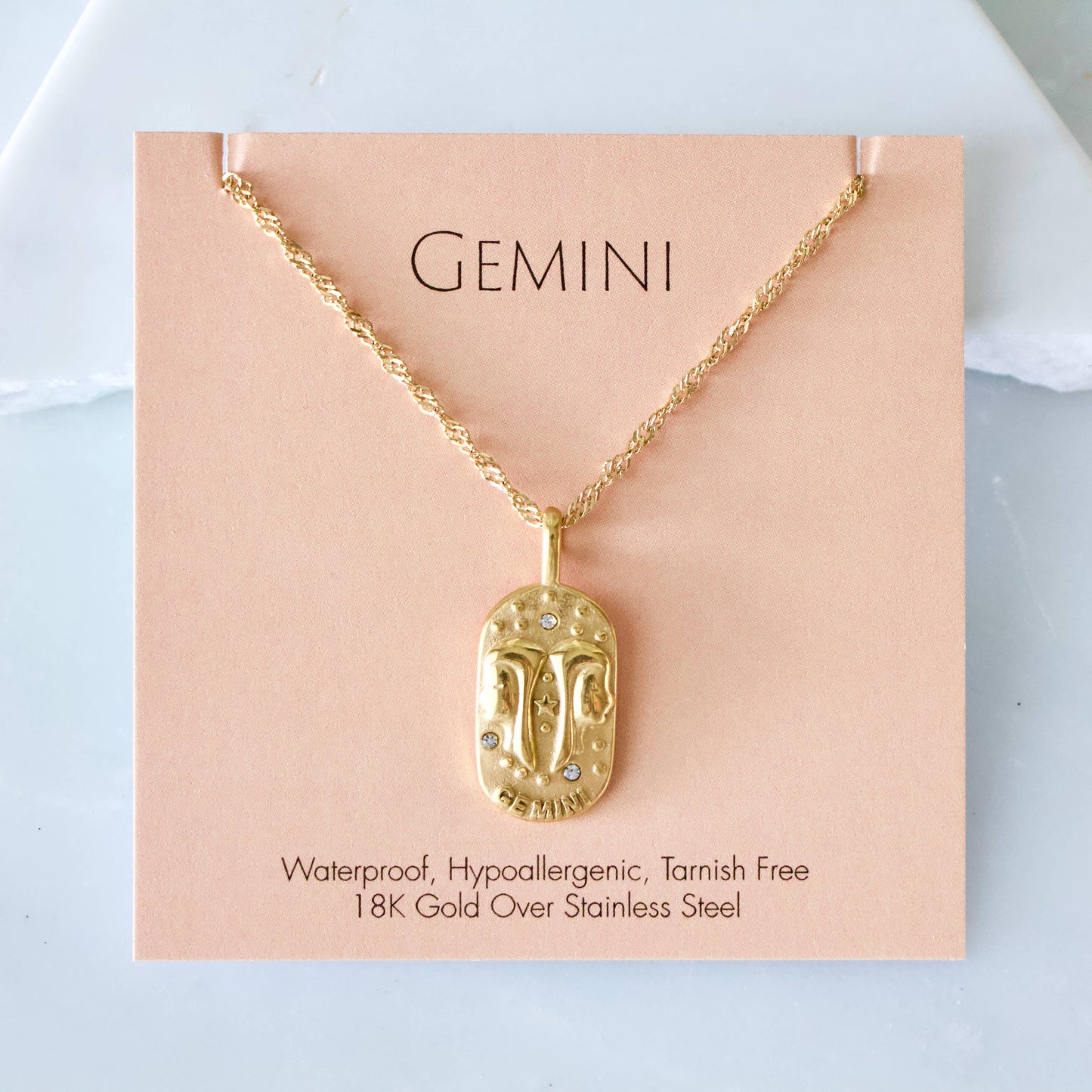Mesa Blue - Zodiac Sign Necklaces - Waterproof