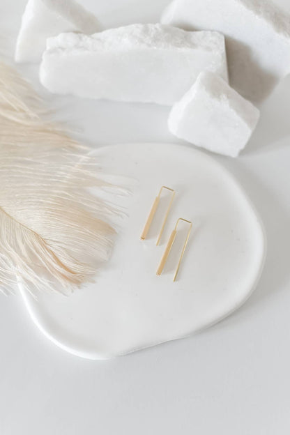 Bella Rey jewelry - The Ellie gold plated earrings