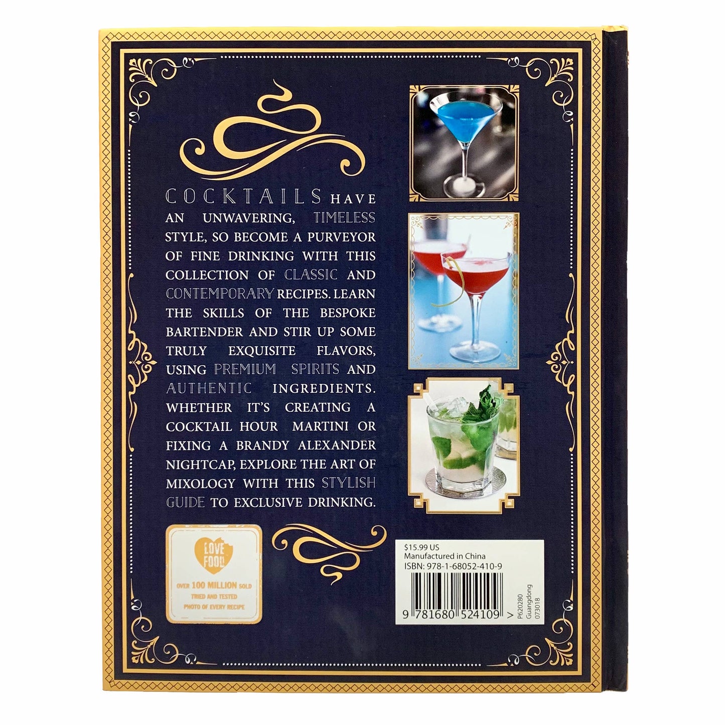 Cottage Door Press - The Art of Mixology Cocktail Recipe Book