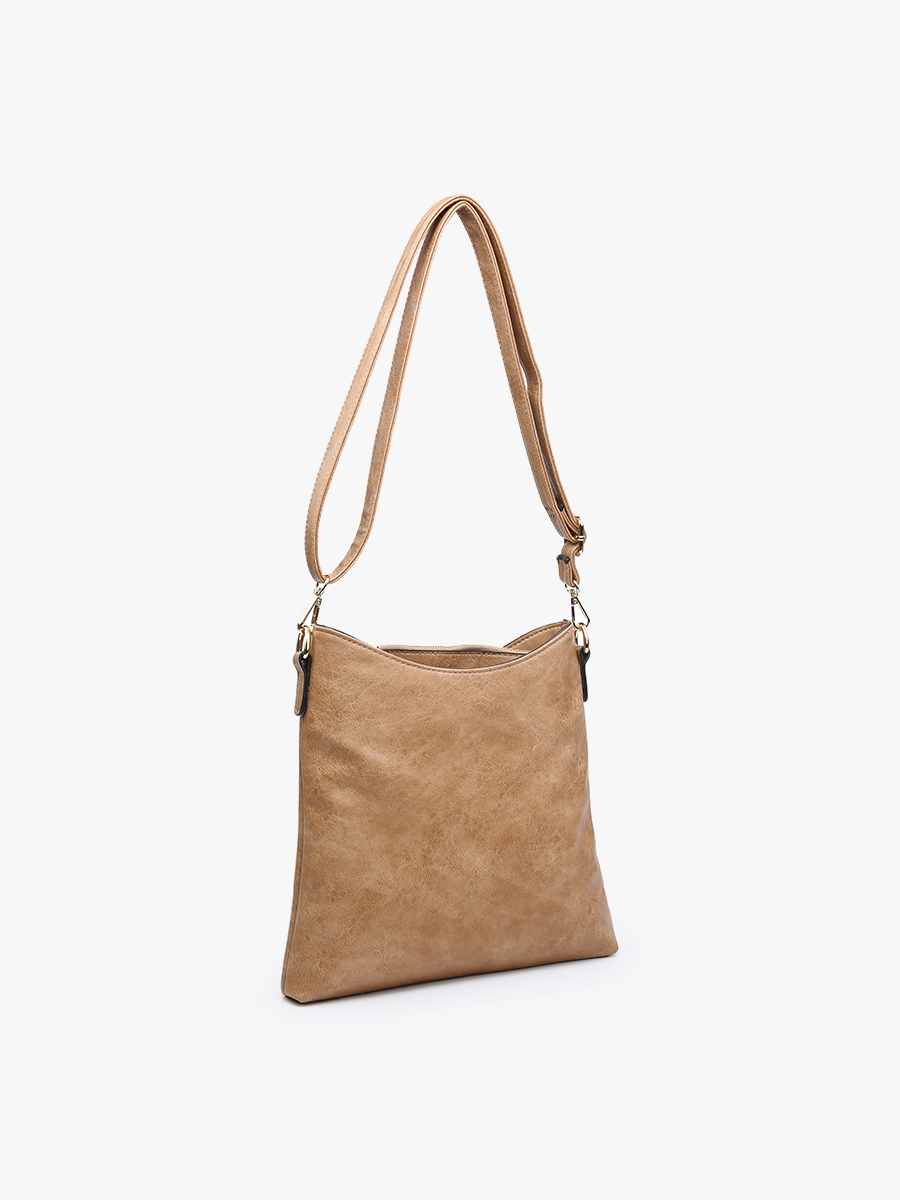 Jen & Co. - Emma 3 Compartment Crossbody w/ Snap Closure | M1765