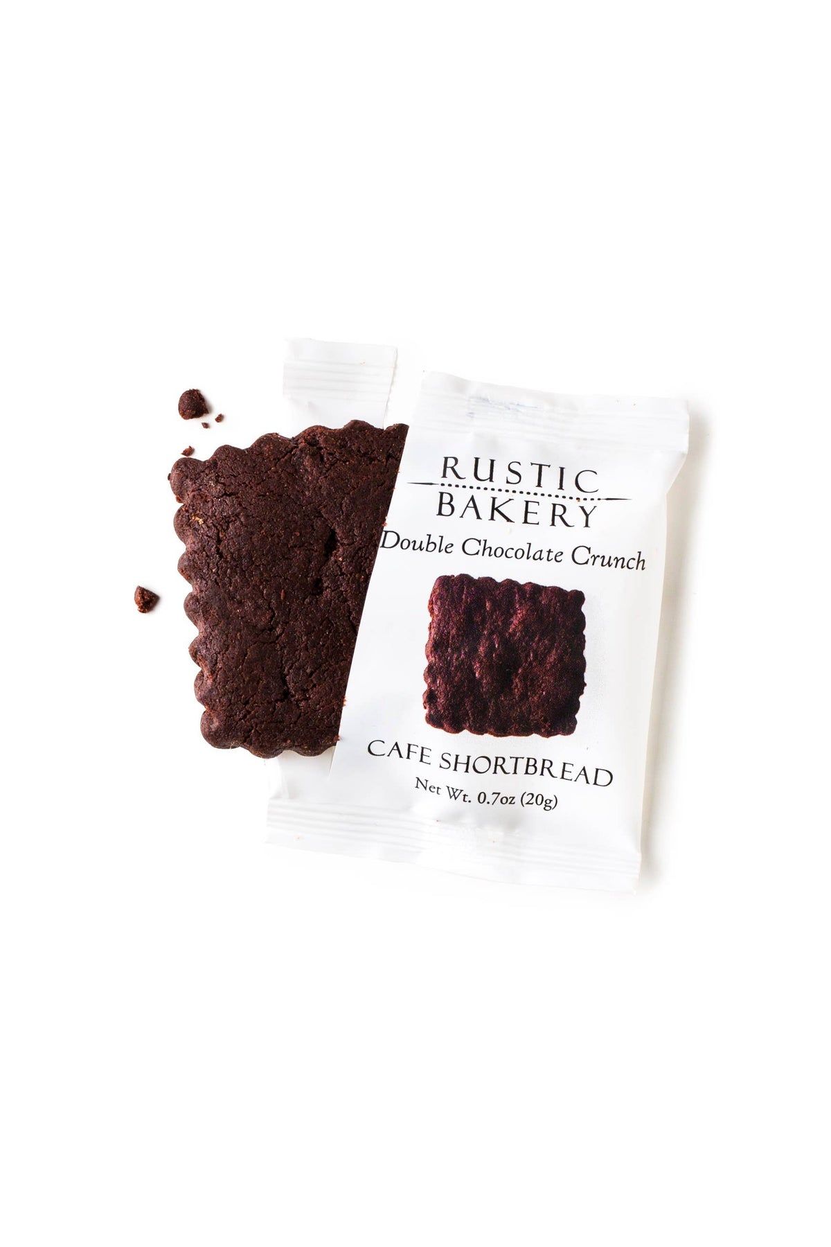 Rustic Bakery - Single Serve - Chocolate Cacao Nib Shortbread Cookies