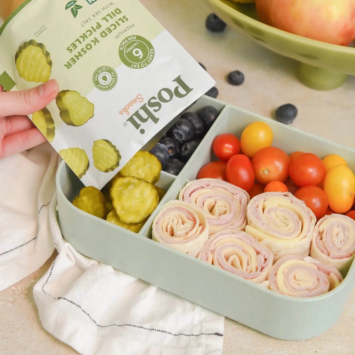 POSHI - POSHI - Sliced Kosher Dill Pickles 2 oz