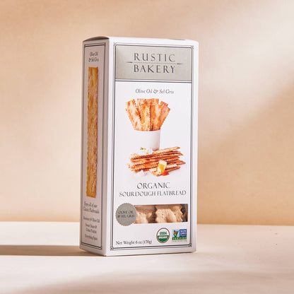 Rustic Bakery - Flatbreads - Olive Oil & Sel Gris