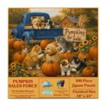 SunsOut - 5495 Pumpkin Sales Force 500 pc Puzzle