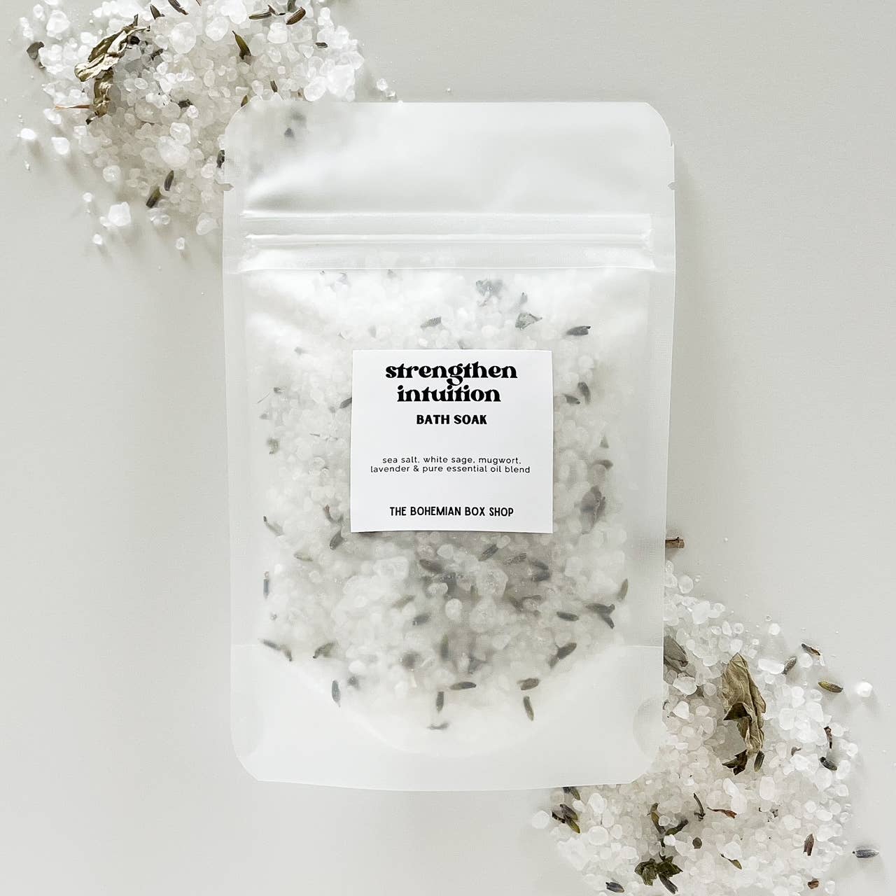 The Bohemian Box Shop - Strengthen Intuition Bath Soak - 2oz or 4oz Bath Salts
