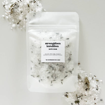 The Bohemian Box Shop - Strengthen Intuition Bath Soak - 2oz or 4oz Bath Salts
