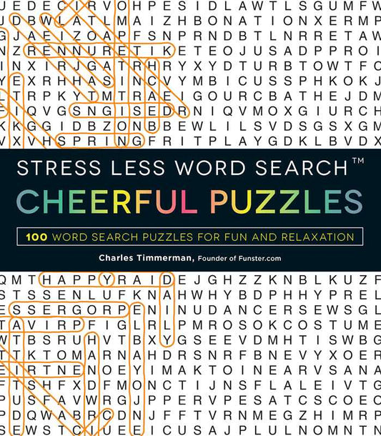 Simon & Schuster - Stress Less Word Search - Cheerful Puzzles by Charles Timmerman