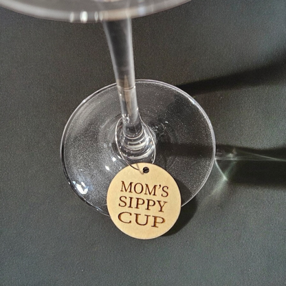 Lou Golden Designs - Mom Wine Charms