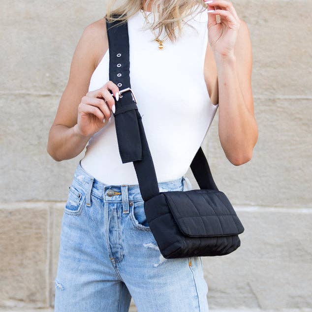 Aili's Corner - Selma Foldover Puffer Crossbody