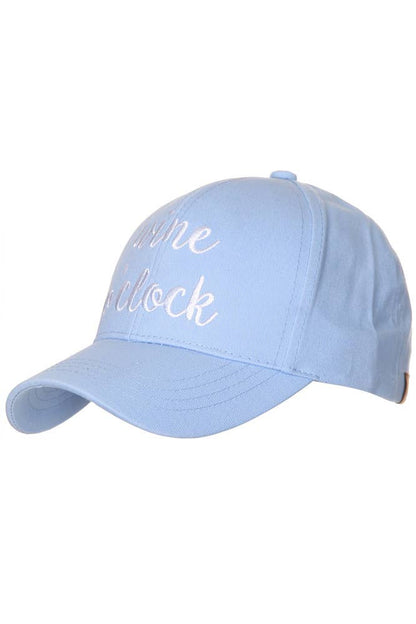 Hana - C.C WINE O'CLOCK Embroidered Baseball Cap
