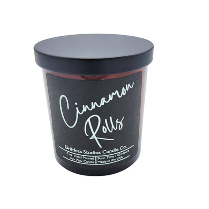 Driftless Studios - Cinnamon Rolls Soy Wax Candles - 10oz Candle With Lid