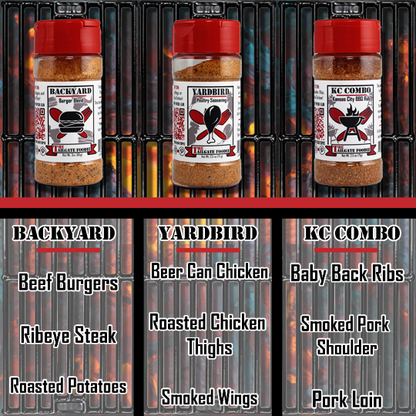 The Tailgate Foodie - Grilling Classics 3-Pack Seasoning Bundle