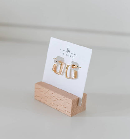 Bella Rey jewelry - The Bryn Kate gold plated stud earrings
