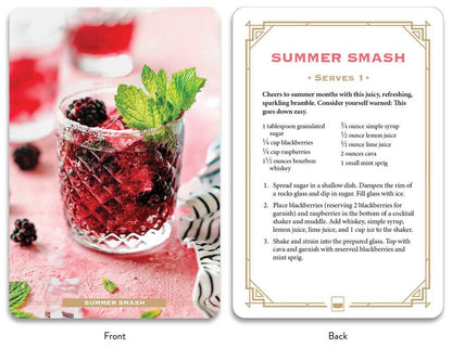 Simon & Schuster - Bubbly Cocktail Cards A–Z by Adams Media