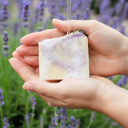 SARATOGA NATURAL BODY CARE LLC - Lavender Handmade Soap Bar VEGAN COLD PROCESS