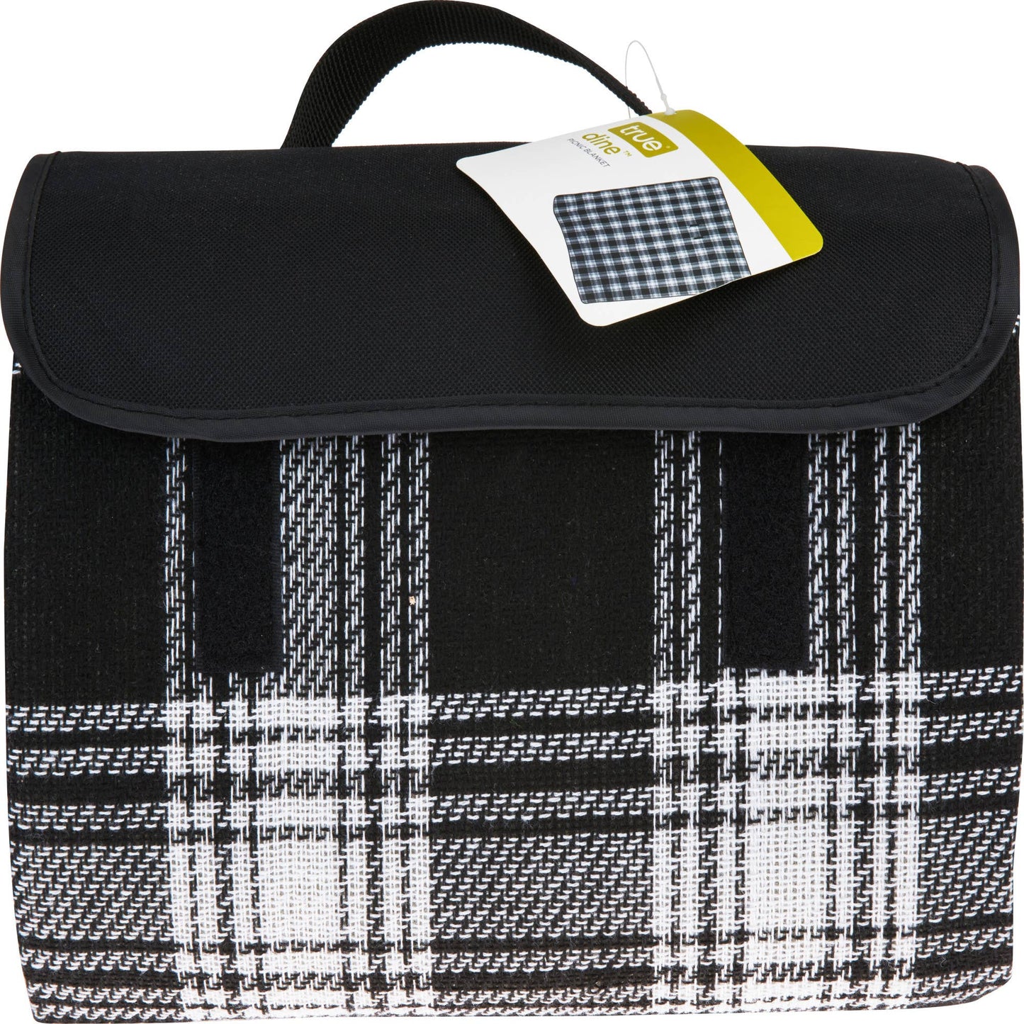 TRUE - Dine Picnic Blanket in Black Plaid