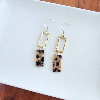 Spiffy & Splendid - Raya Earrings - Cheetah // Leopard, Jewelry, Gifts