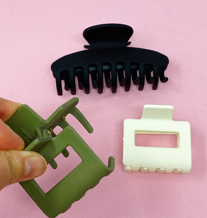 Ellison+Young - Matte Muted Hair Claw Set