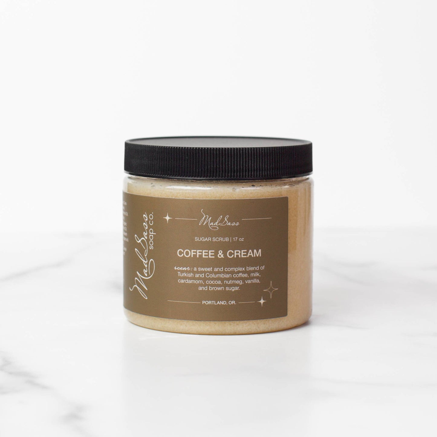 Mad Sass Soap Co - Coffee & Cream - Emulsified Sugar Scrub
