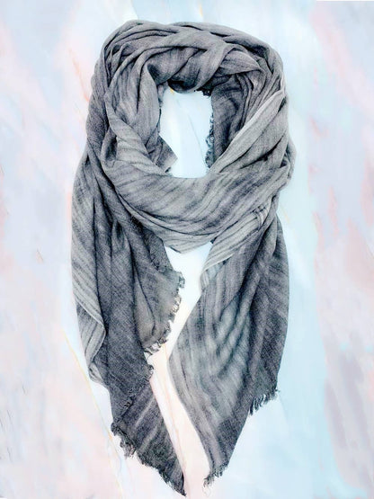 JC Sunny Fashion - JC022517 Cashmere & Wool Blend Scarf