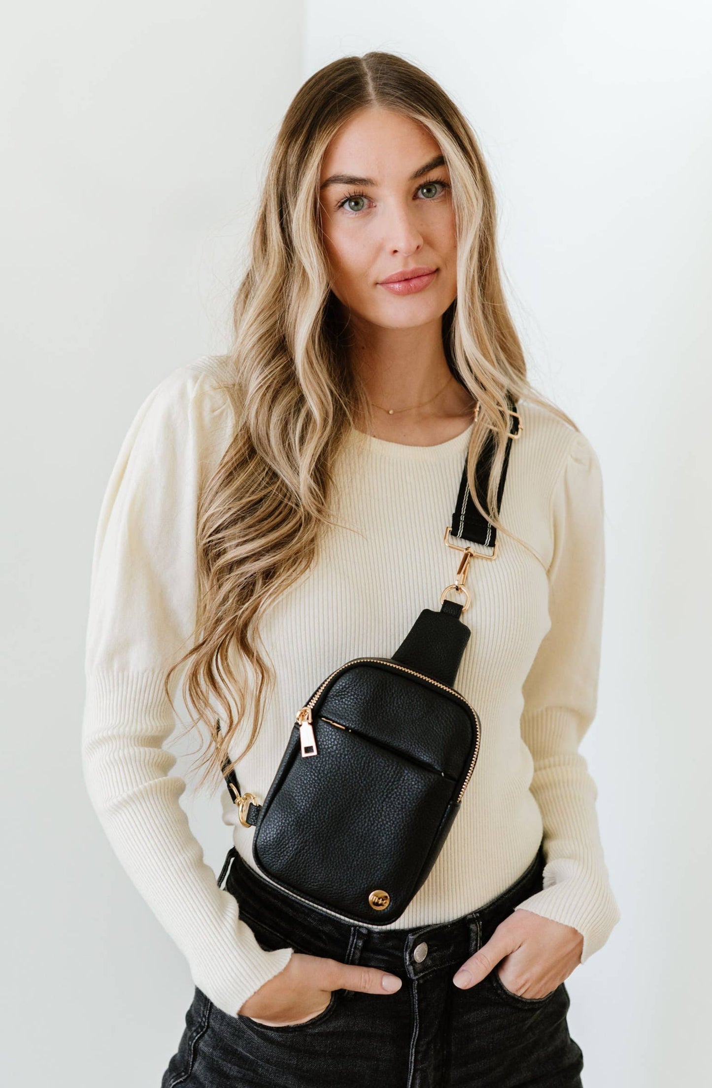 modern and chic - Bridget Sling Crossbody Fanny Mini Belt Bag